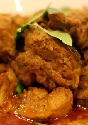 A picture of Nyonya Chicken Curry Kapitan.