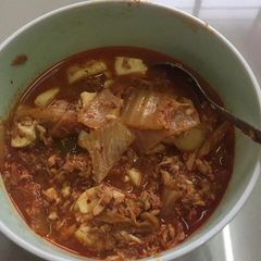 A picture of Tuna Kimchi Stew.