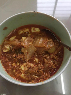 A picture of Tuna Kimchi Stew.