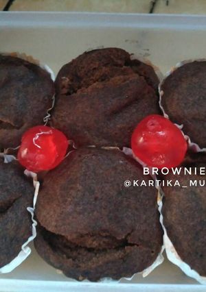 Foto resep 52. Brownis cup irit
