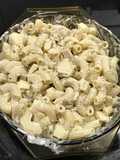 Cold pasta chicken salad