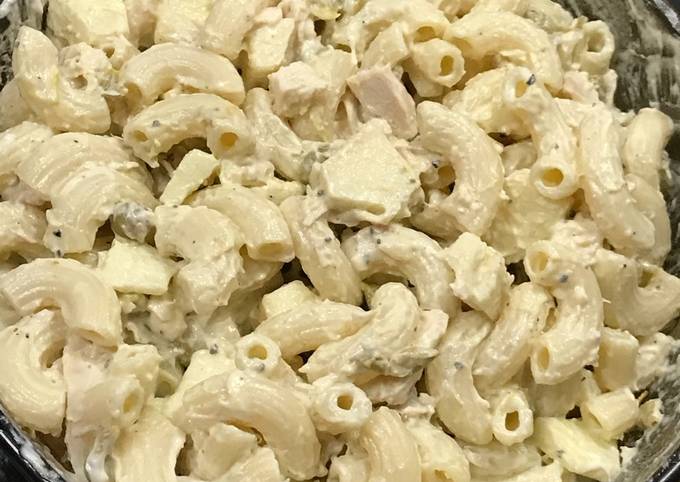 Easiest Way to Prepare Super Quick Homemade Cold pasta chicken salad