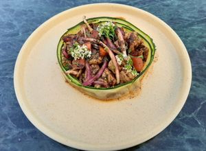 Una foto de Ceviche negro
