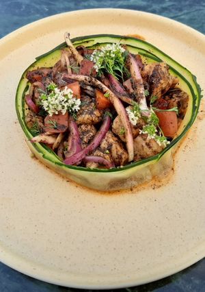Una foto de Ceviche negro