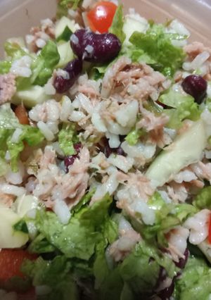 Foto de Salada de Arroz com Atum