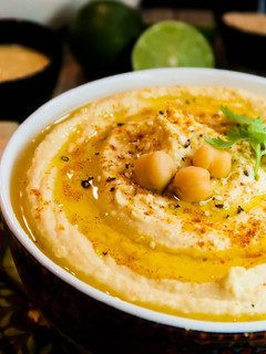 Una foto de Hummus de garbanzo