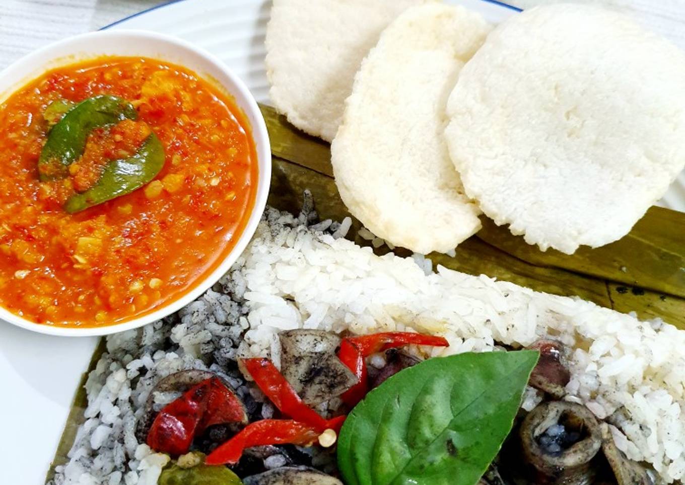 Nasi Bakar Kumi puntua: