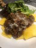 Venison and chestnut ragu