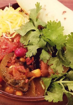 A picture of Mike's Mexican Sick Day Soup.