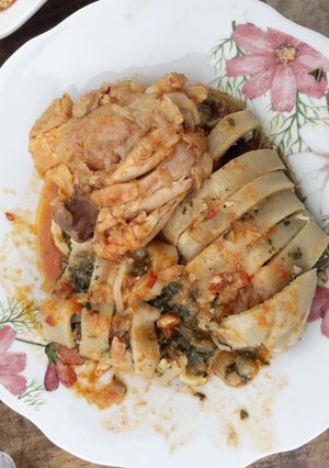 Una foto de Arrollado de acelga (muchos le dicen raviolones)