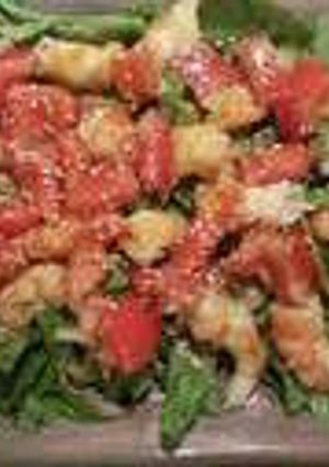 Una foto de Ensalada de langostinos patagonicos