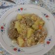 Guiso de Arroz con Albodiguitas Fácil