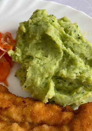 Medvehagymás krumplipüré recept fotója