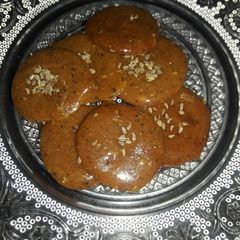 A picture of Jaggery cough remedy goli.