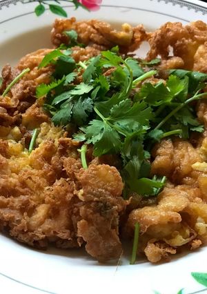 รูปของ ไข่เจียวหมูสับกรอบฟู