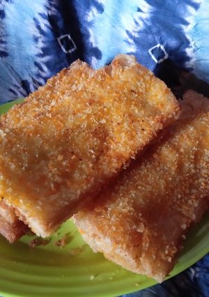 Foto resep Roti tawar goreng isi kornet dan sosis