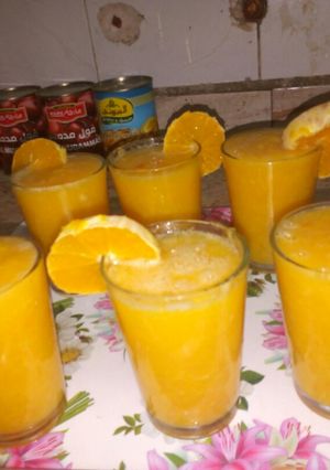 صورة لوصفة عصير فرش برتقال