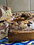 Budín de bananas marmolado