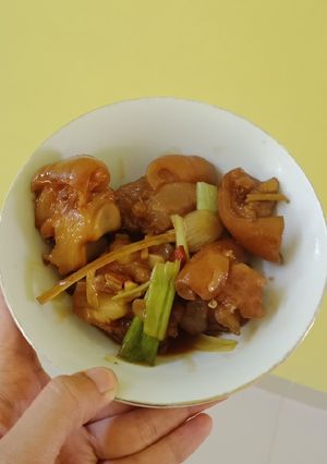 Foto resep Tumis kikil / kulit / kaki sapi "sunda rasa"