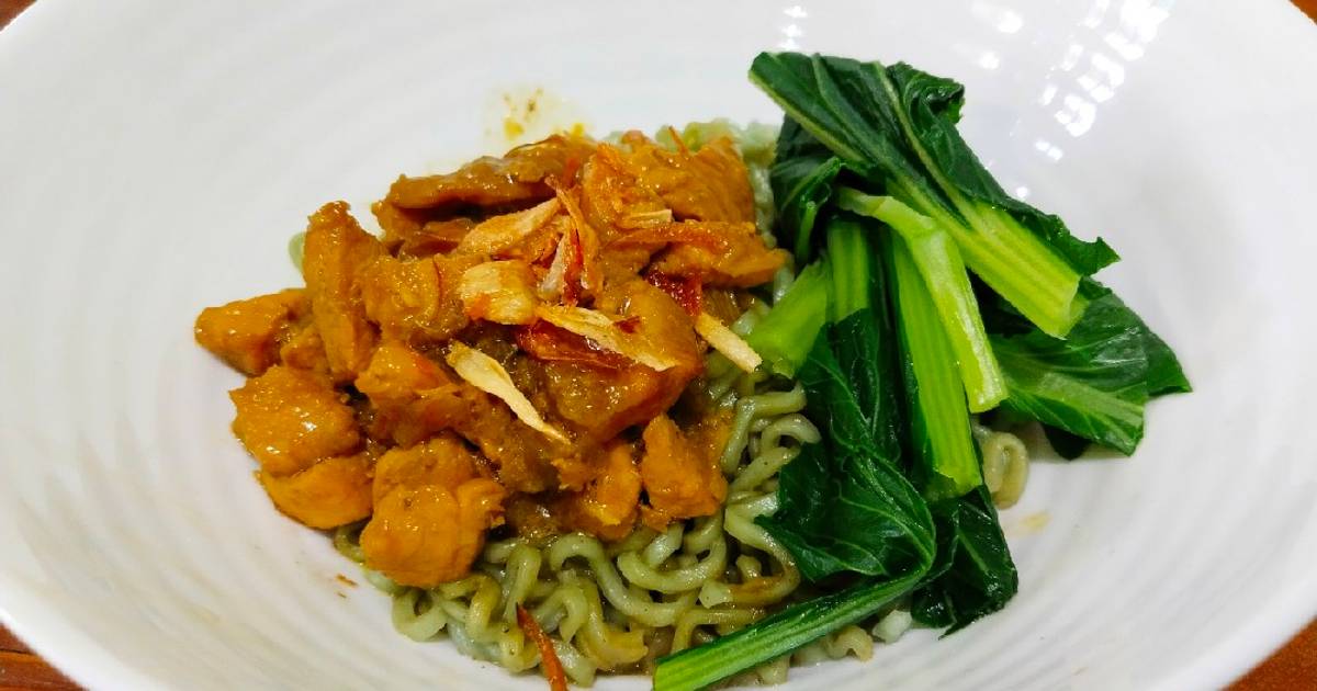 Resep Mie Ayam Hijau Oleh Kiki Nomuyepo Cookpad