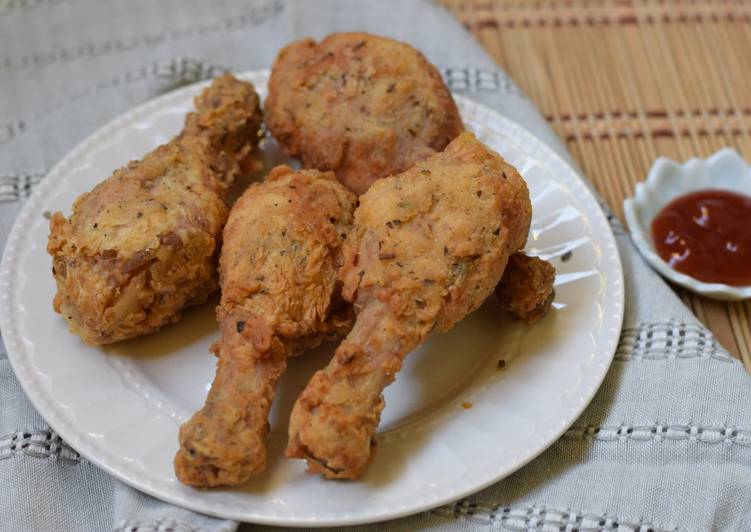 Step-by-Step Guide to Make Any-night-of-the-week KFC style Fried Chicken