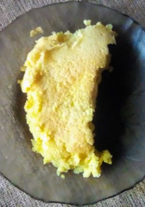 Una foto de Omelette de maíz 🌽┐( ˘_˘)┌ ̄︶