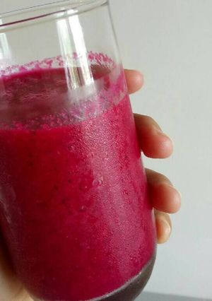 Foto resep Jus Buah Naga Wortel Lemon