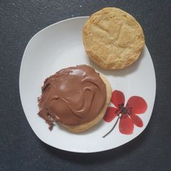 A picture of Milk Chocolate coated Biscuits.