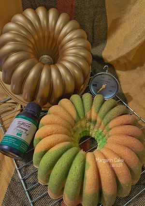 Foto resep Margarin Cake Pandan