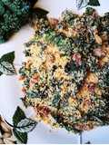 Farofa de couve kale e chouriço