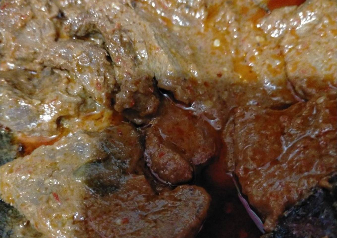 Rendang daging alakadarnya