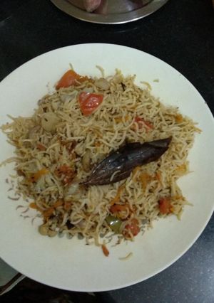 A picture of Veg Pulav.