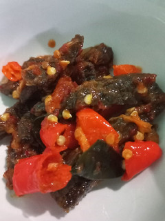 Foto resep Sambal goreng paru mercon ala rumahan