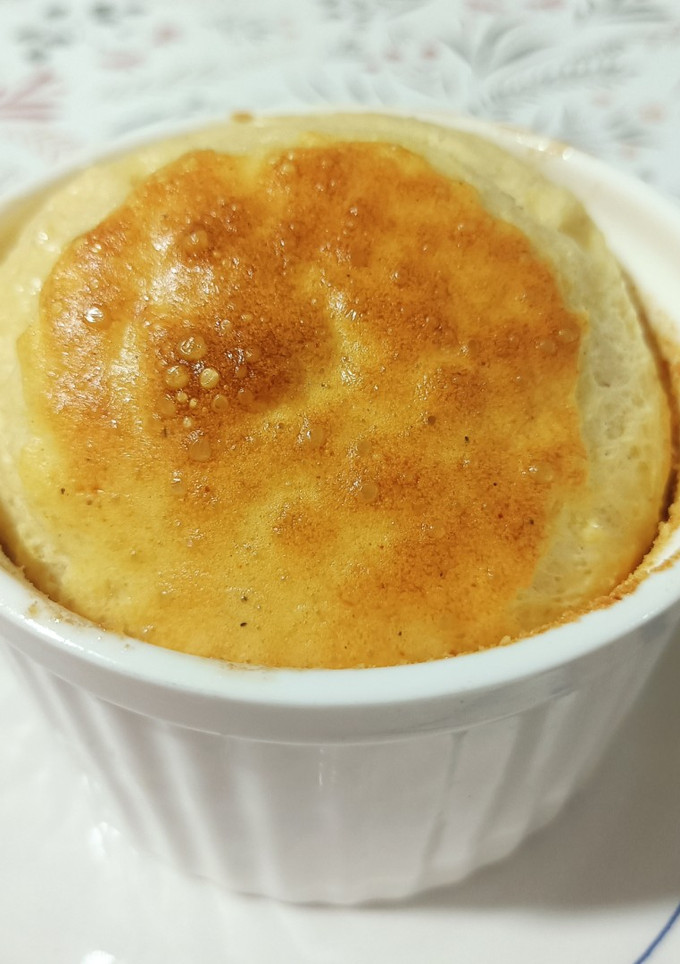 Una foto de Soufflé de queso