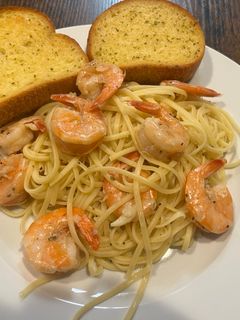 A picture of Shrimp scampi.
