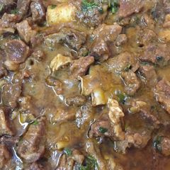 A picture of Beef karahi.