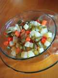 Ensalada de chauchas, judías verdes