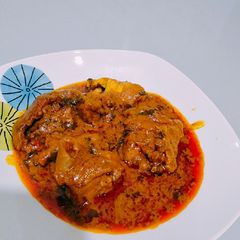 A picture of Banga soup.
