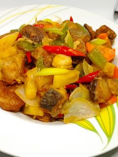 Foto resep Tuna tumis asam manis