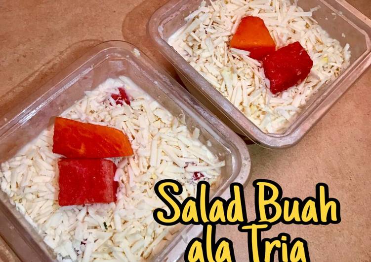 Resep: AppetizingSalad Buah ala Tria
