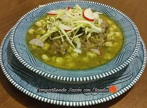 Una foto de Pozole Verde🌹