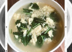 Foto resep Sup mie telur kale