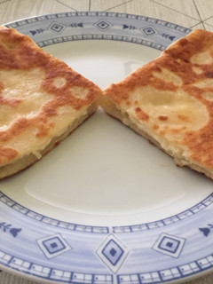 Töltött lángos újragondolva recept fotója