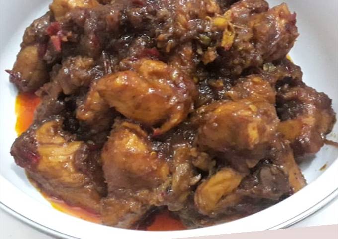 Rica-rica ayam pedas mantul