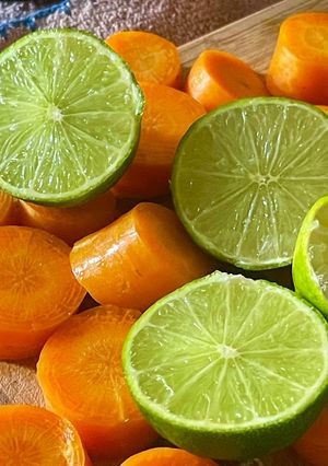 Una foto de Jugo de Zanahoria con Limón para mejorar el aspecto de la piel y equilibrar el sistema digestivo!!