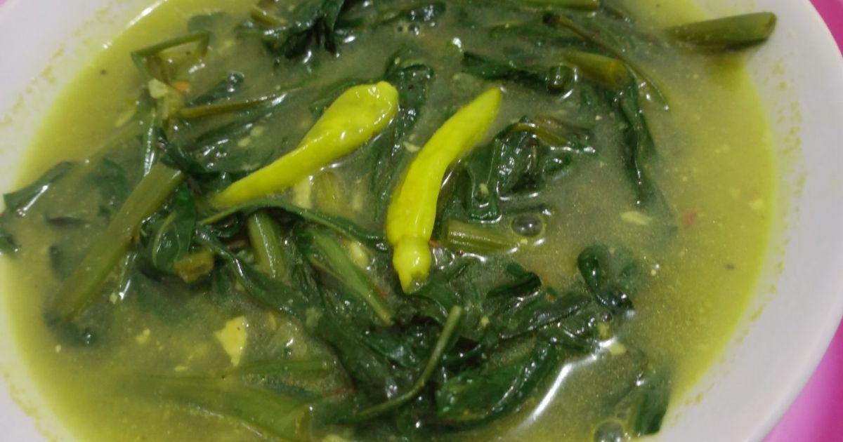 Bobor kangkung tanpa santan