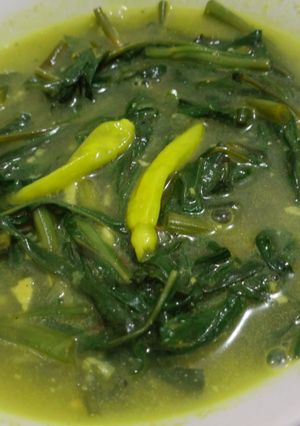 Foto resep Bobor kangkung tanpa santan