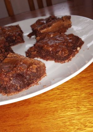 Una foto de Brownies de chocolate