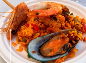 Foto de Arroz de marisco à moda rápida