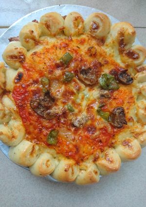 Foto resep Pizza saus bolognese all homemade